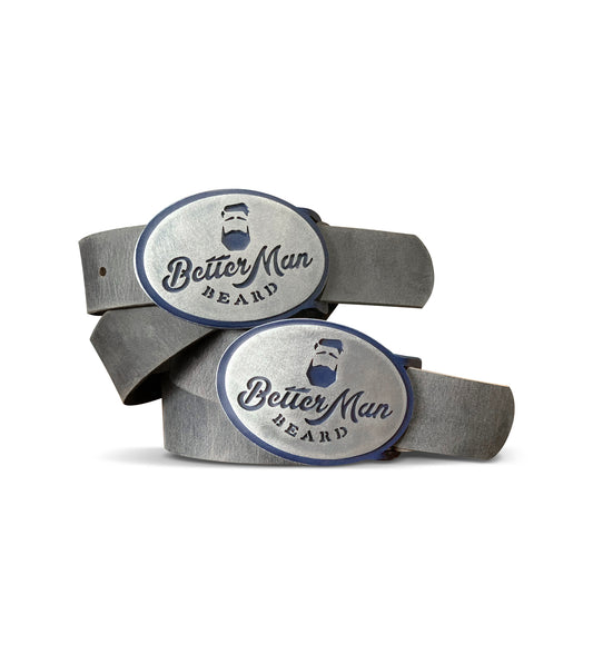 Better Man Beard Belt Buckle
