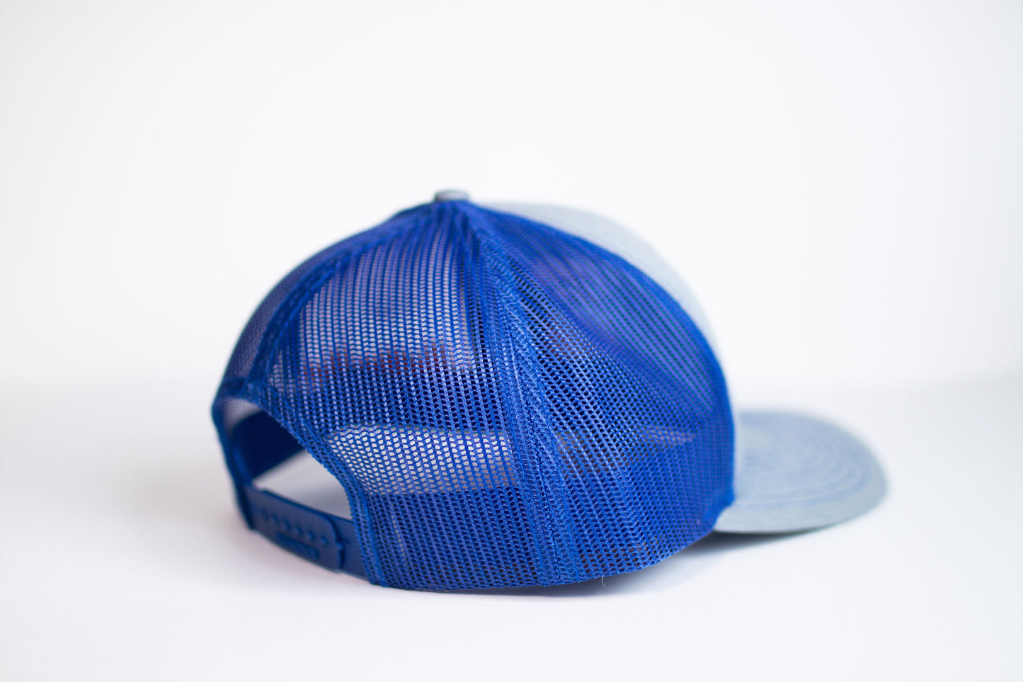 Better Man Beard Logo Hat Blue And Orange