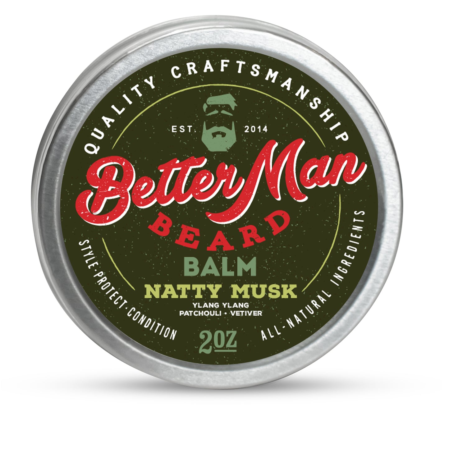 (2 oz) Natty Musk Beard Balm (New Product!)