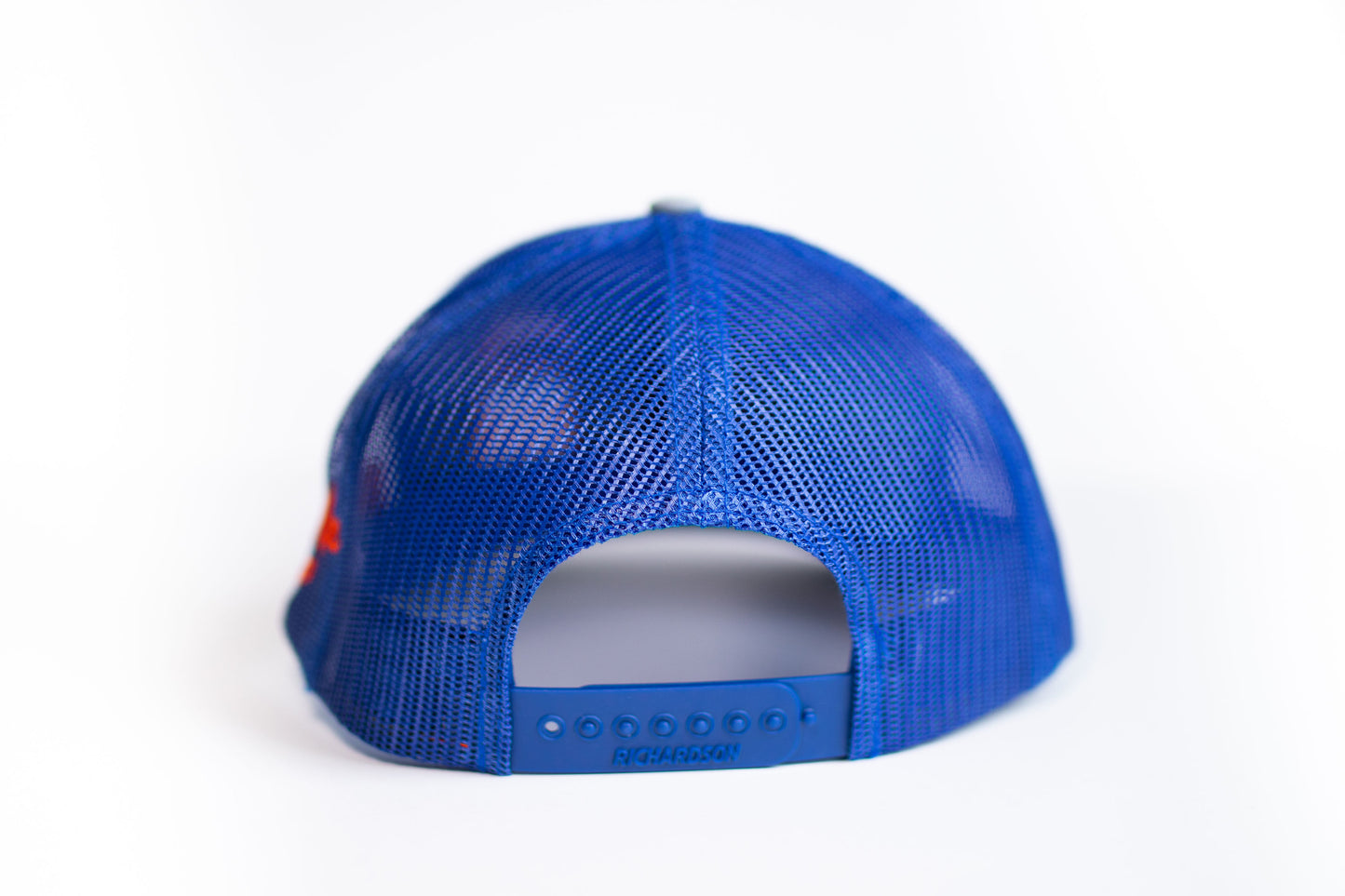 Better Man Beard Logo Hat Blue And Orange
